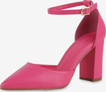 Van Hill Pumps 'Harper' in Roze: voorkant