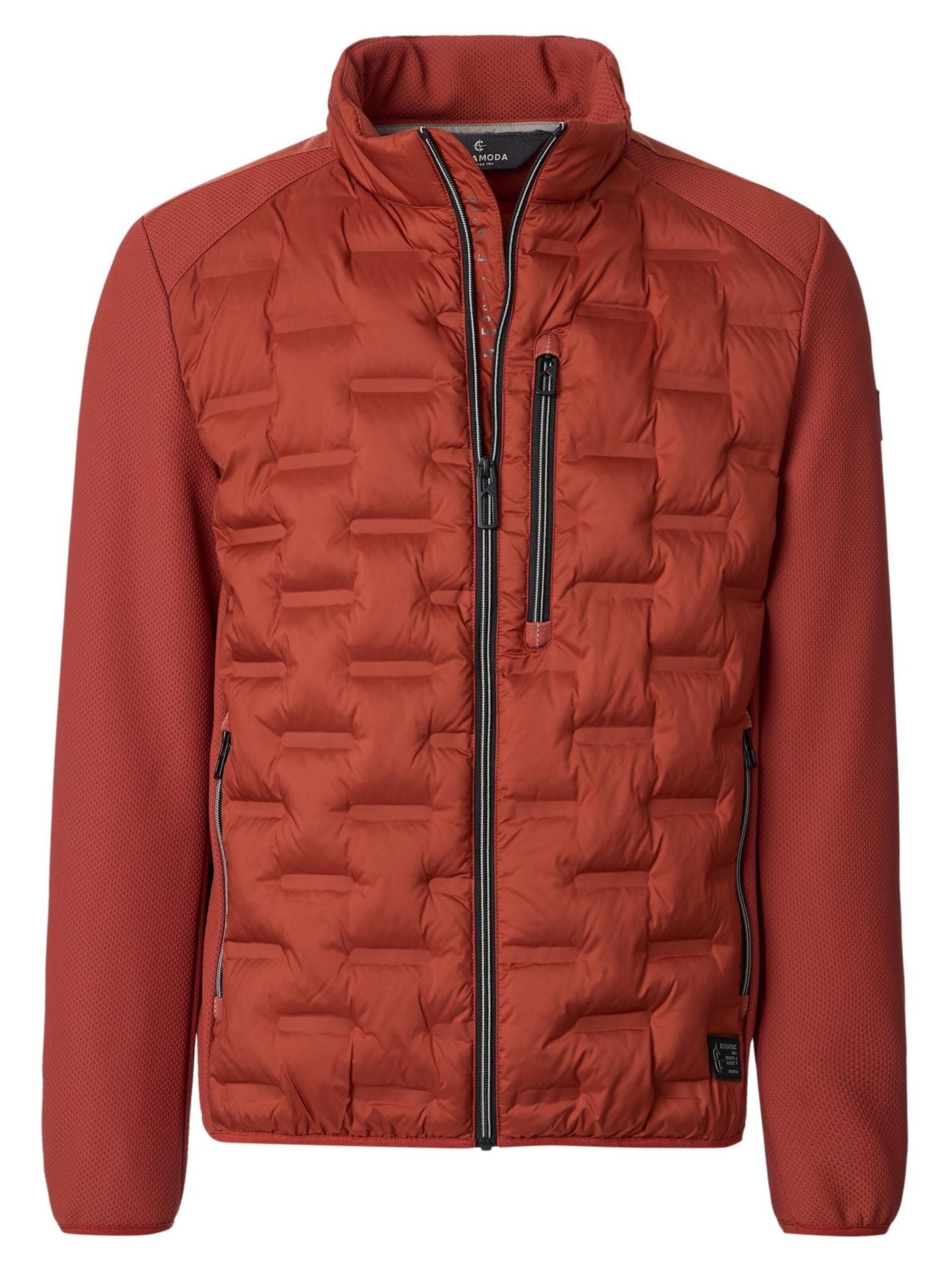 CASAMODA Between-season jacket 'Basic' in Red: front