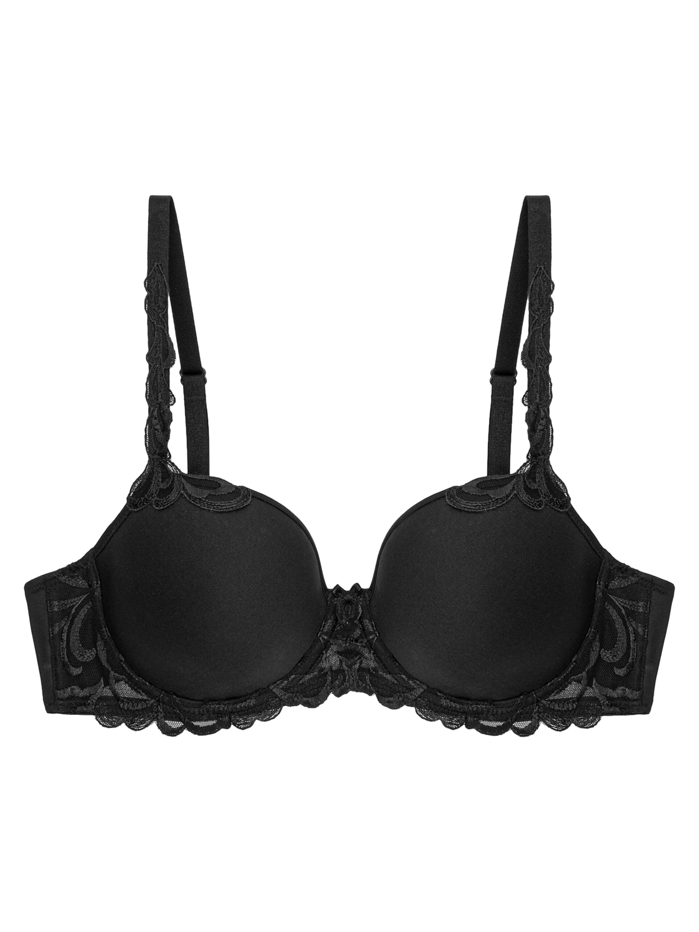 TRIUMPH T-shirt Bra 'Modern Finesse' in Black: front