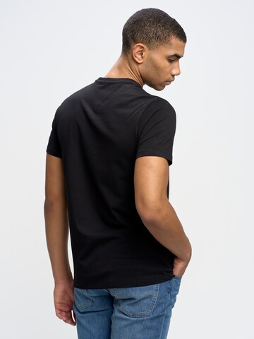 BIG STAR Shirt 'Carbon' in Zwart