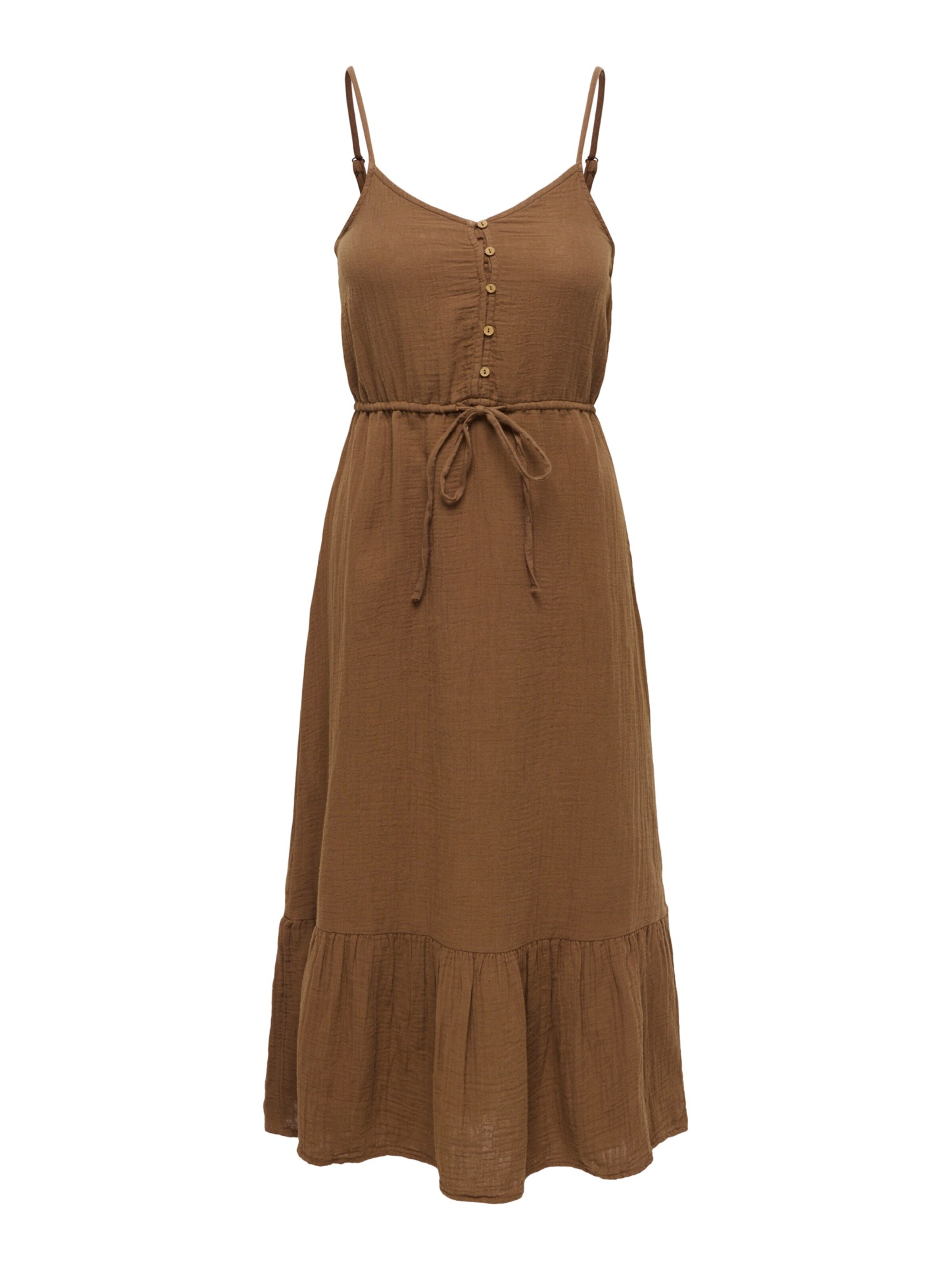 ONLY Šaty 'ONLTHYRA' - Hnedá: predná strana