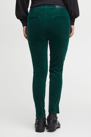 PULZ Jeans Regular Pants 'Mila' in Green