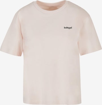 T-shirt 'Babygal' Mister Tee en rose : devant