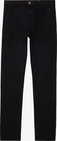 Coupe slim Pantalon chino TOM TAILOR en noir : devant