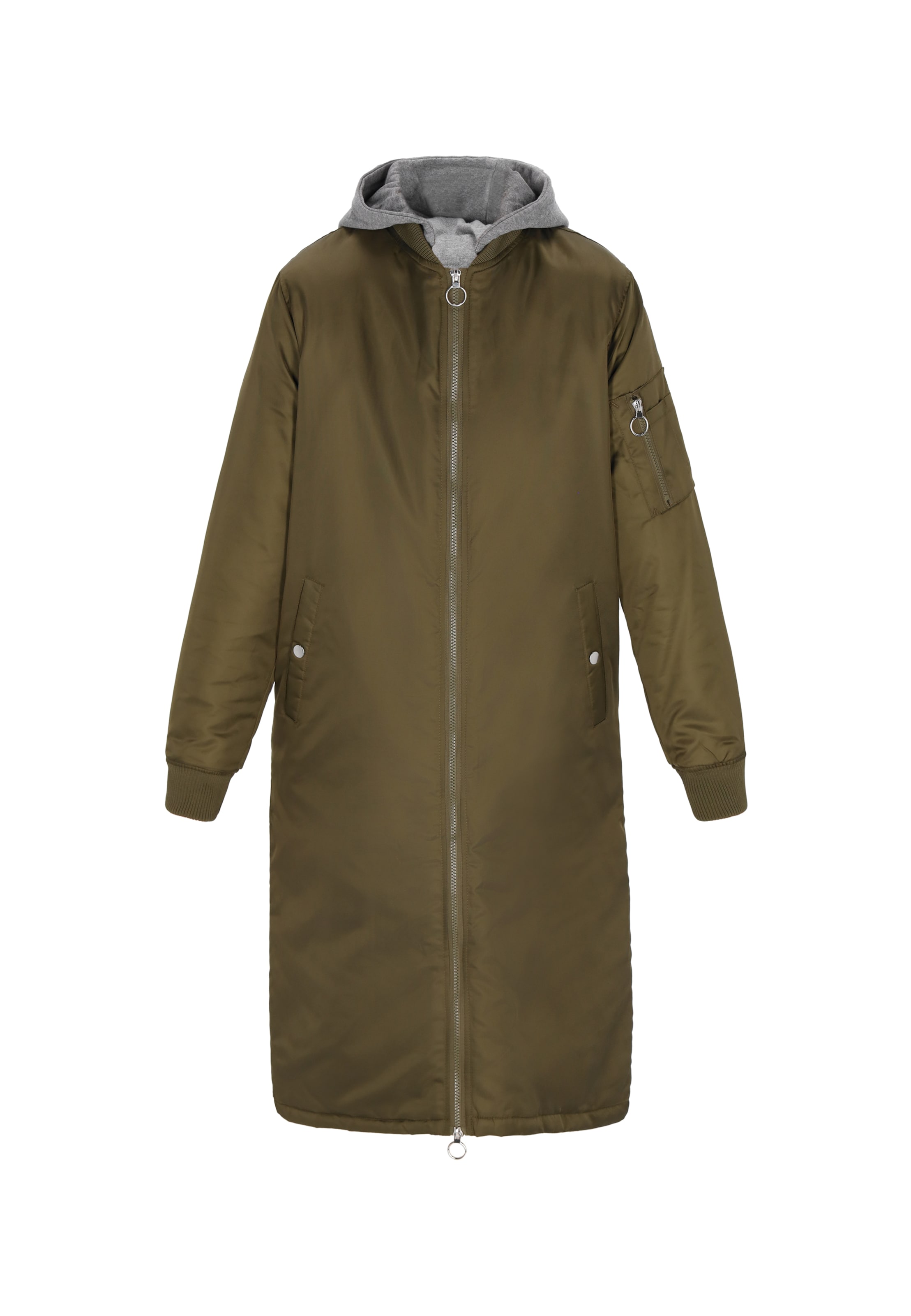 MYMO Mantel in Grün: Vorderseite