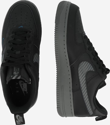 Nike SportswearNiske tenisice 'AIR FORCE 1' - crna boja