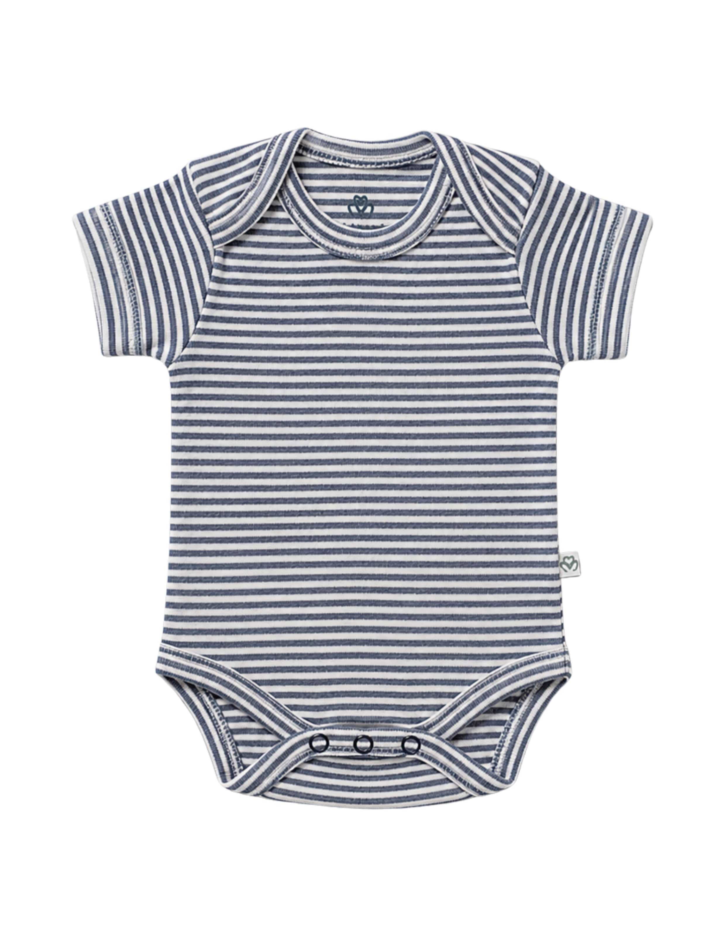 OrganicEra Romper/Bodysuit in Blue: front
