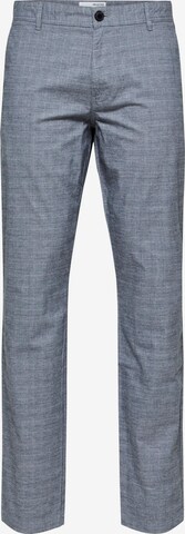 Pantalon chino SELECTED HOMME en bleu : devant