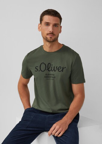 s.Oliver T-Shirt in Grün