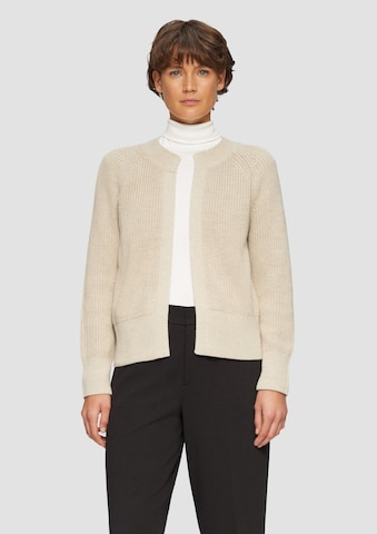 Cardigan s.Oliver en beige : devant