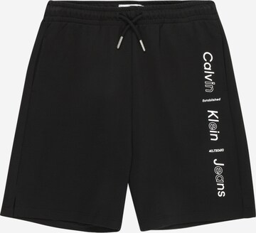 regular Pantaloni di Calvin Klein Jeans in nero: frontale