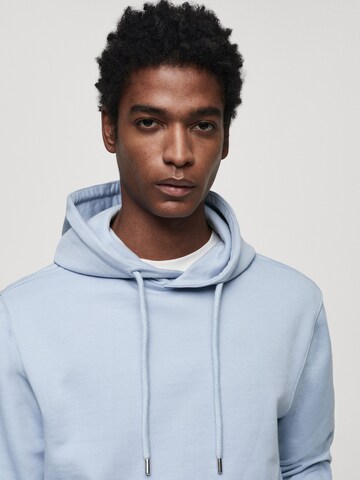 MANGO MAN Sweatshirt 'Bone' in Blue