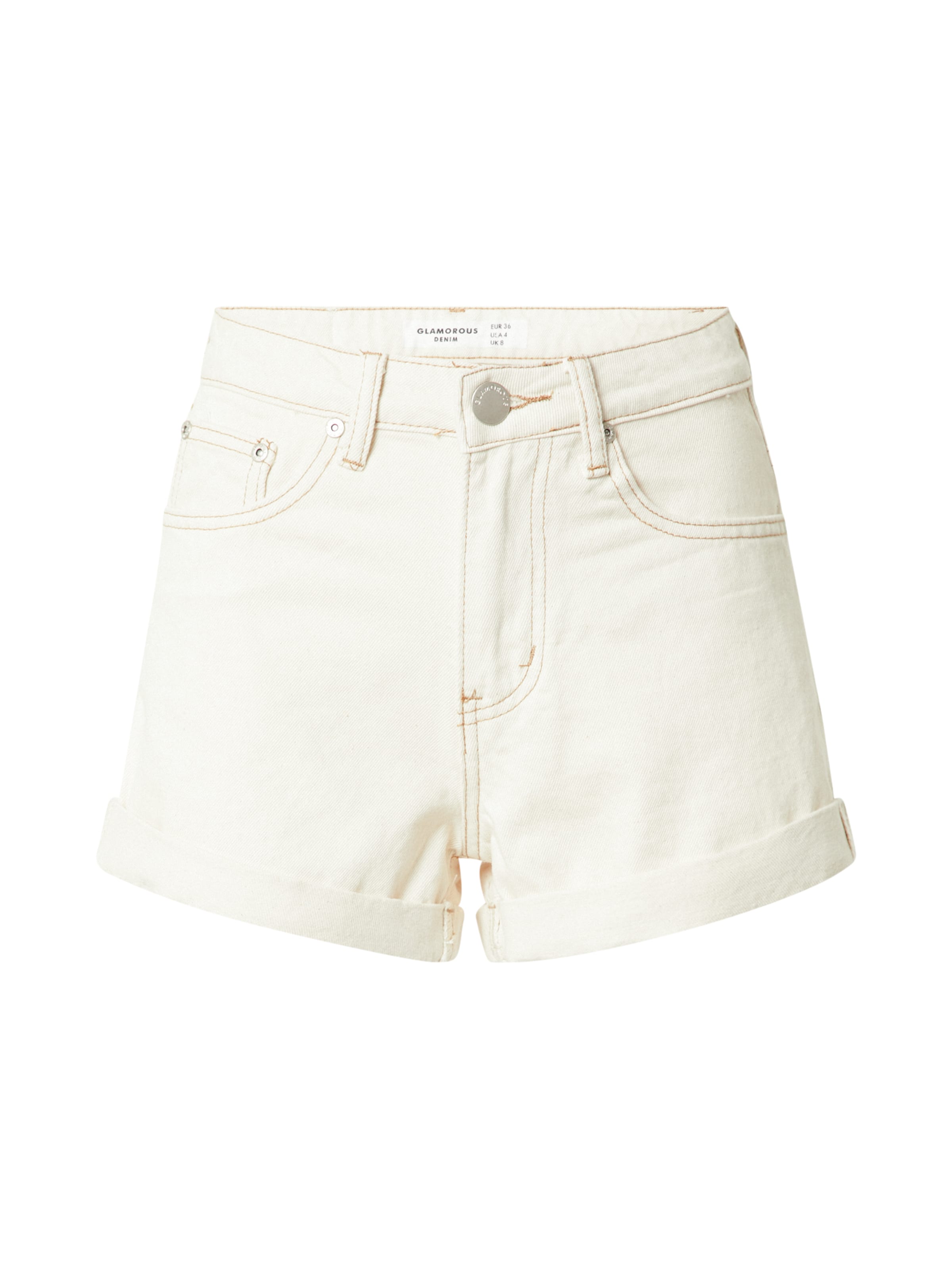 GLAMOROUS Regular Jeans in Beige: front