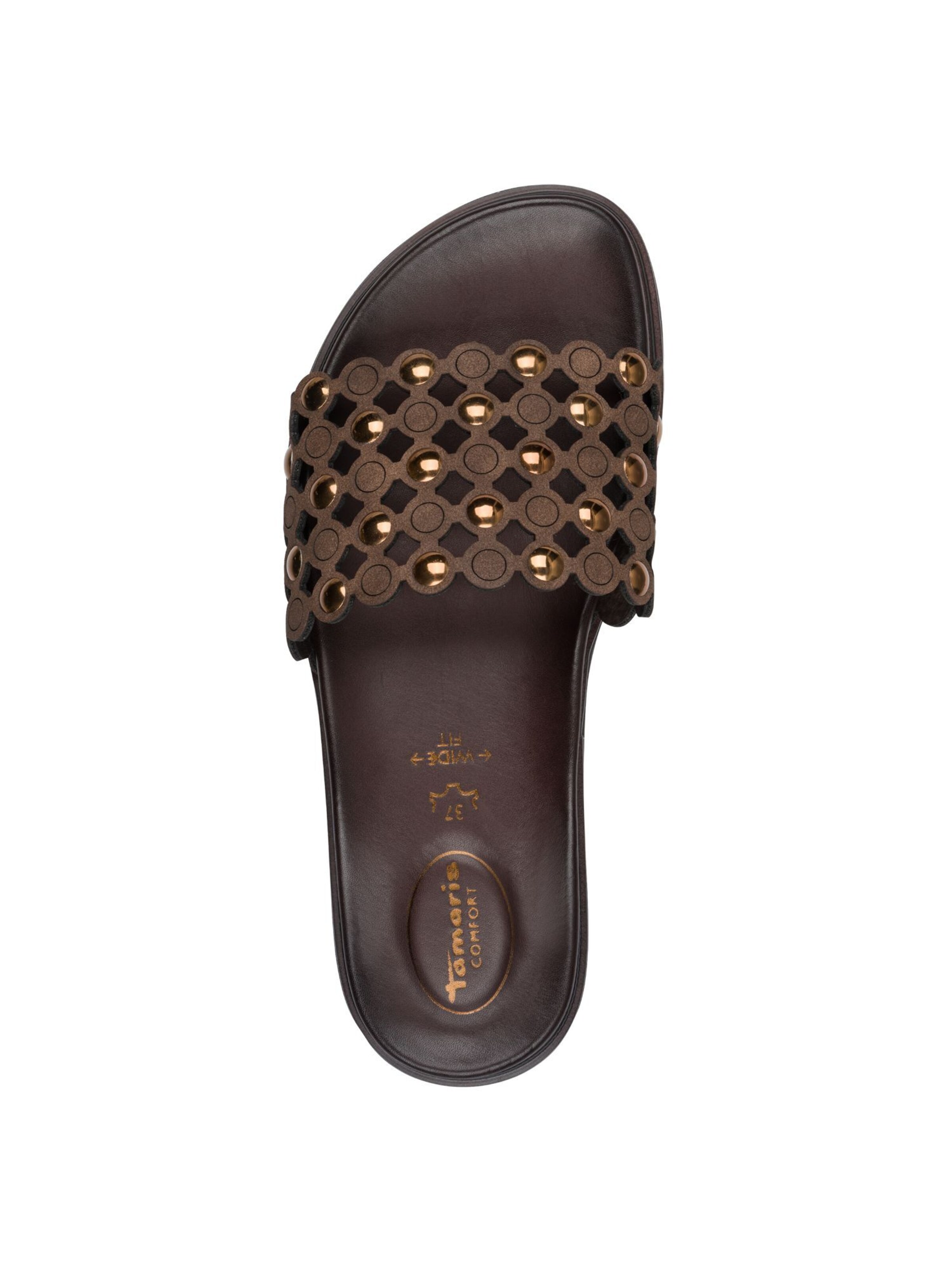 Mule Tamaris en marron