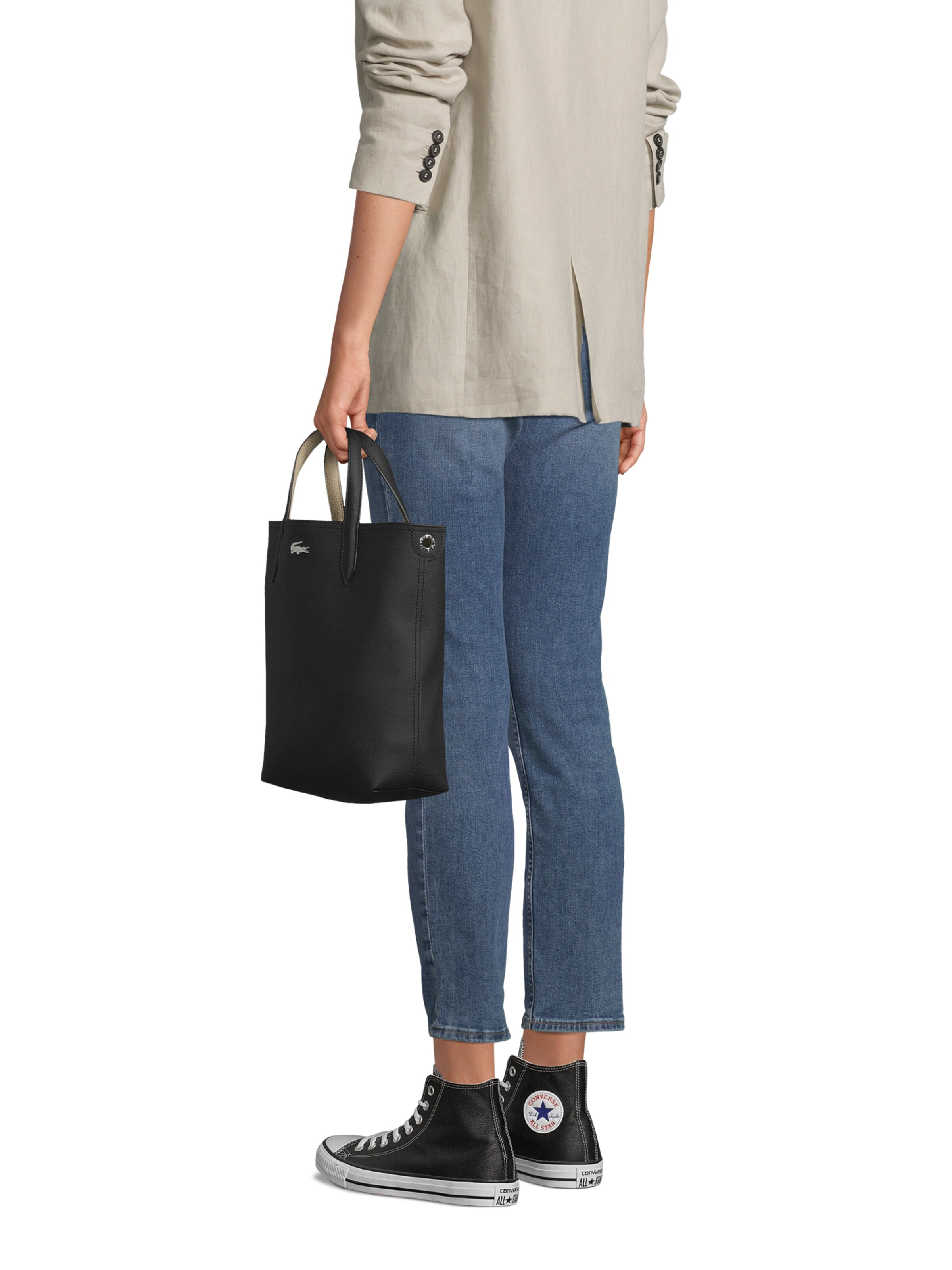 Sacs à main 'Anna' LACOSTE en noir