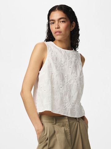 Haut PIECES en blanc : devant