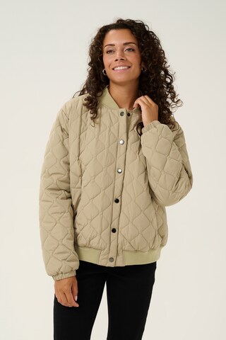 Veste mi-saison 'Arwen' Cream en gris : devant