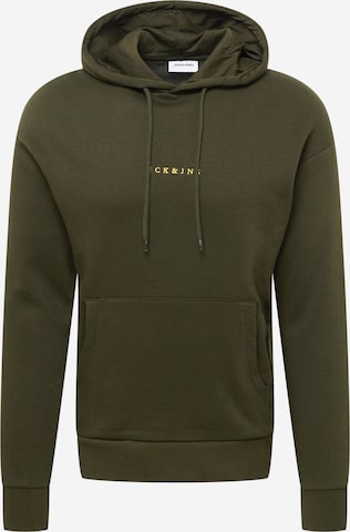 JACK & JONES Sweatshirt 'NEW STATE' in Groen: voorkant