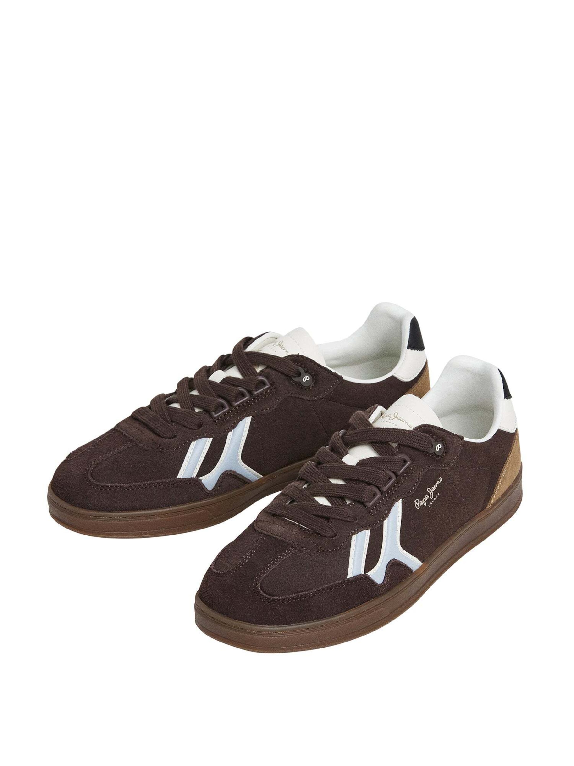 Pepe Jeans Platform trainers 'Ball Mix M' in Brown