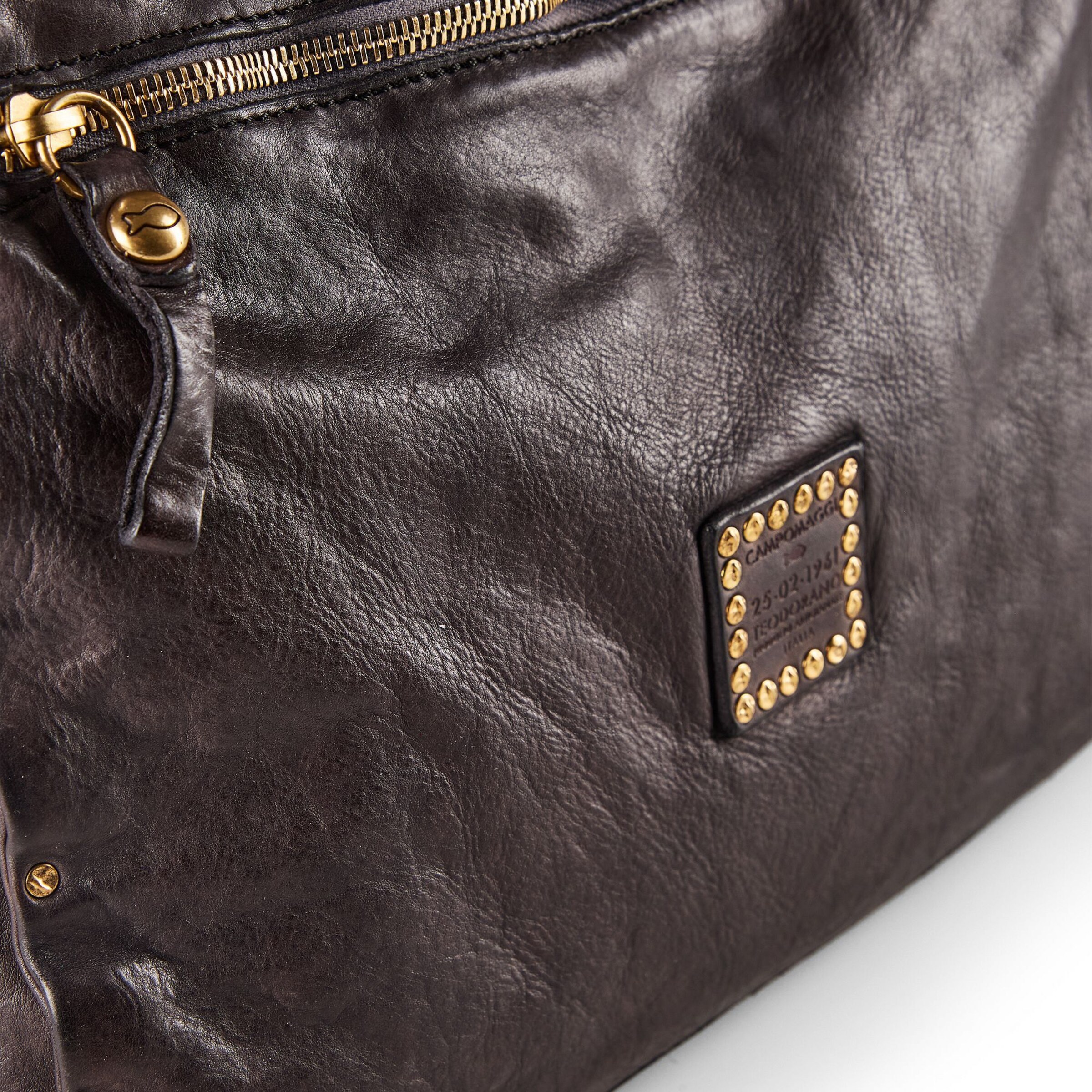 Borsa a spalla 'Zelda' di Campomaggi in marrone