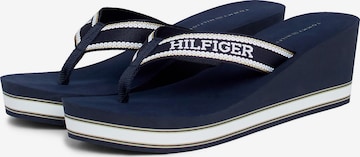 TOMMY HILFIGER T-Bar Sandals in Blue