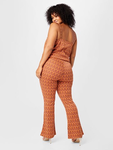 ONLY Curve Regular Trousers 'SIGGA' in Orange