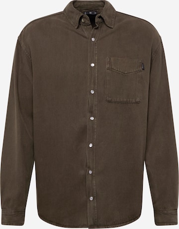 LTB Comfort fit Button Up Shirt 'Jason' in Brown: front