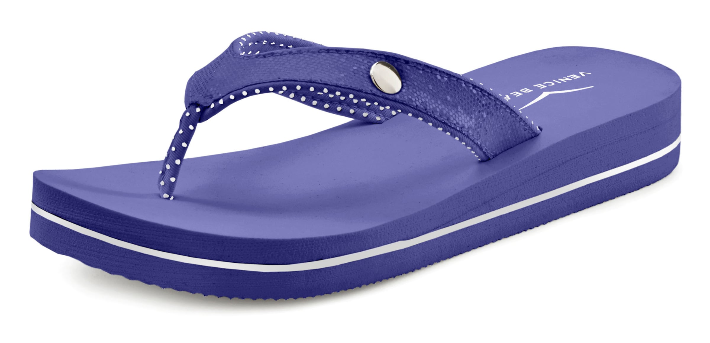 VENICE BEACH T-bar sandals in Blue: front