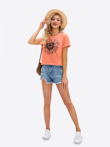 Imily Bela Tričko - Oranžová