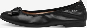 s.Oliver Ballet Flats in Black