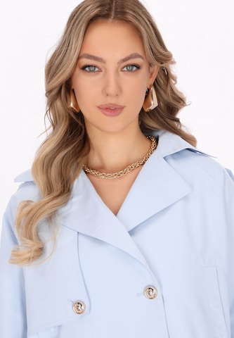 Veste mi-saison faina en bleu
