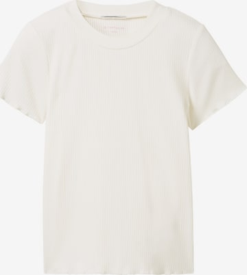 TOM TAILOR Shirt in White: front