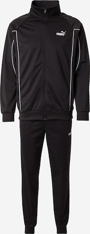 Completo per l'allenamento di PUMA in nero: frontale