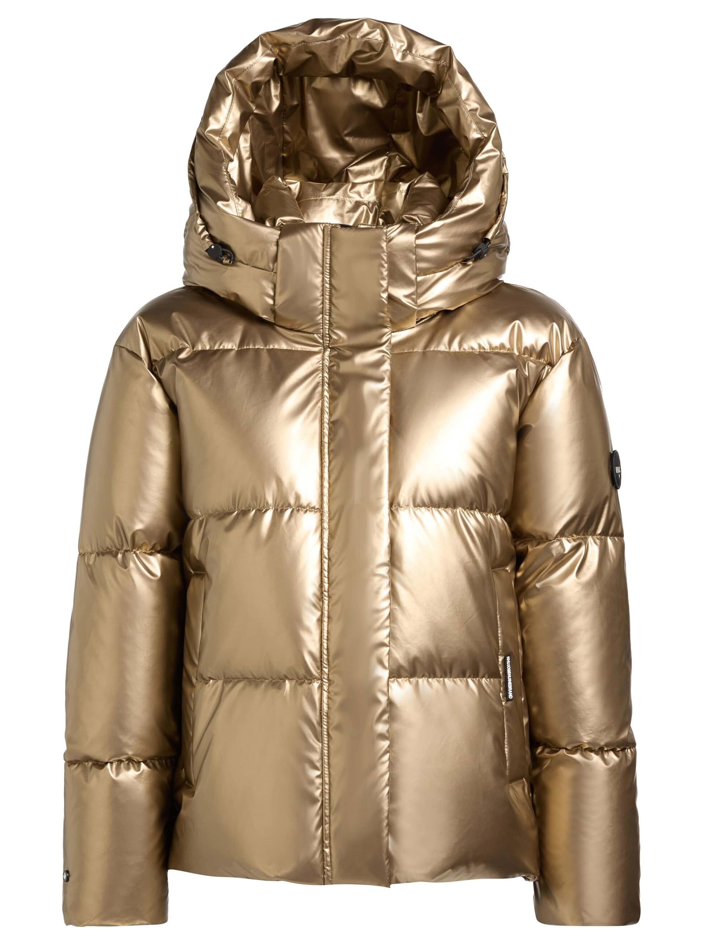 khujo Jacke 'Devina' in Gold: Vorderseite
