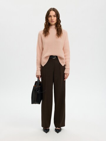 SELECTED Pulóver 'SLFSELMA SUS' - rózsaszín