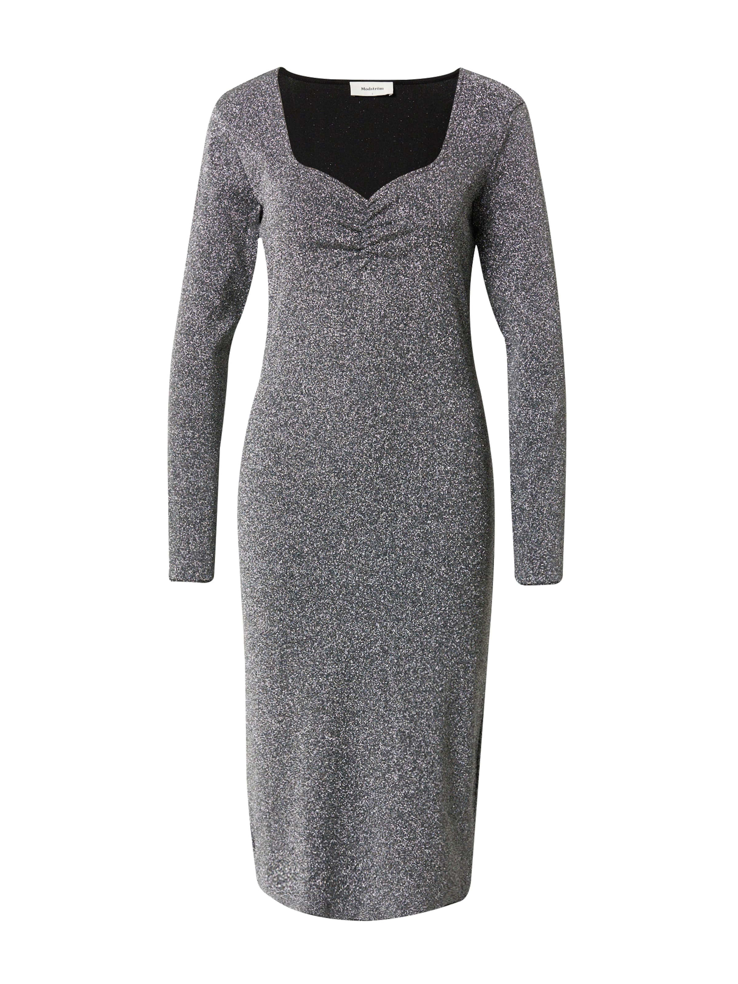 modström - Vestido 'Birke' en plata: frente