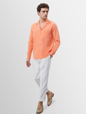 Antioch Regular fit Button Up Shirt in Orange: front
