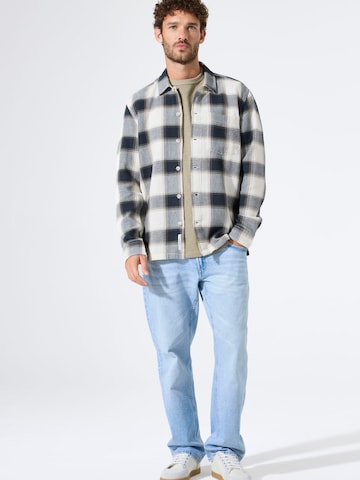 GARCIA Rovný strih Košeľa - Modrá