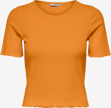ONLY Тениска 'Emma' в оранжево: отпред