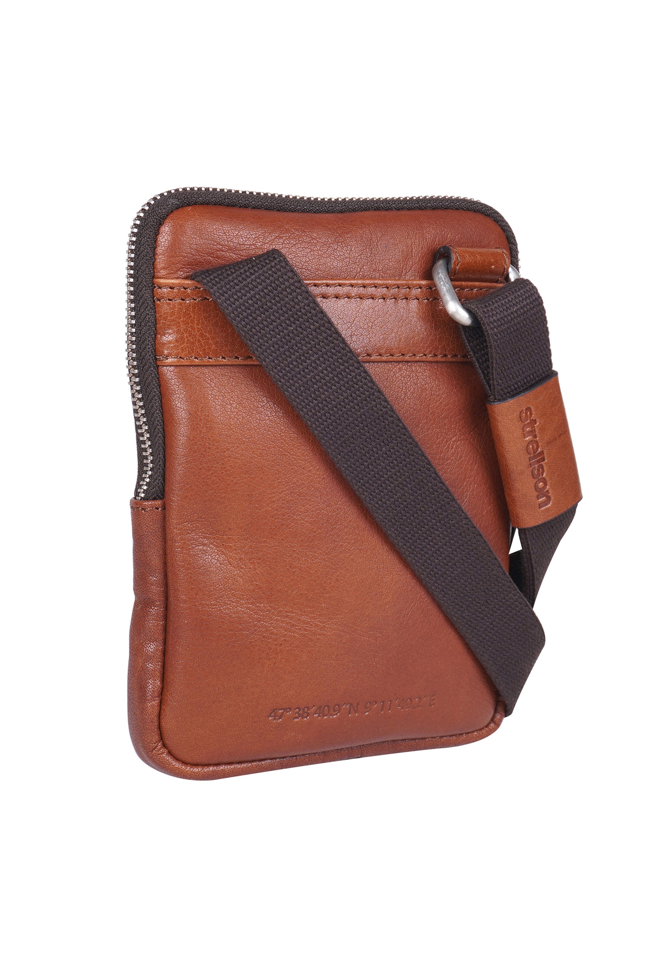 STRELLSON - Mala de ombro 'Kenley Brian' em castanho