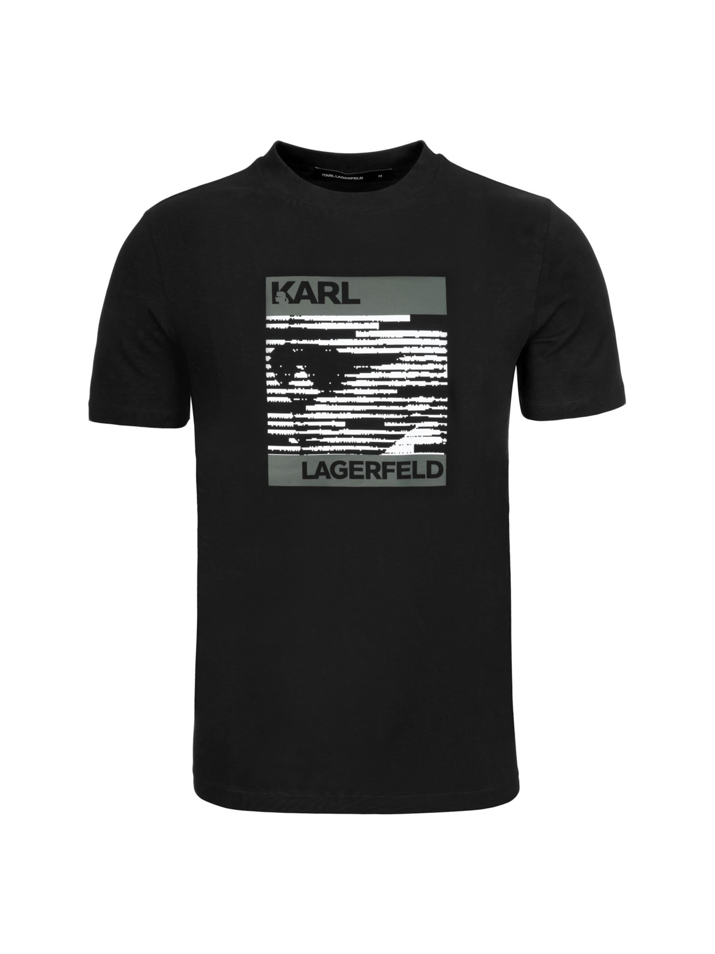 Karl Lagerfeld - Camiseta en negro: frente