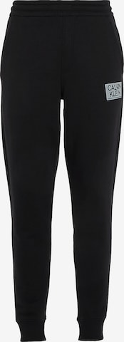Calvin Klein Tapered Trousers in Black: front