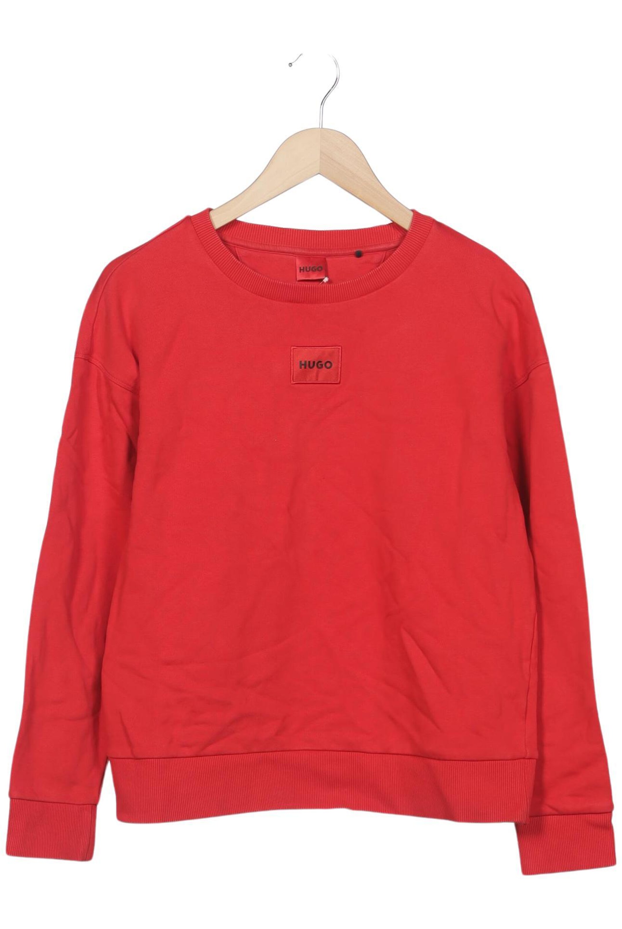 HUGO Sweatshirt & Zip-Up Hoodie in M in Red: front
