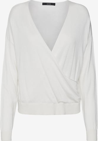 VERO MODA Sweater 'SILKY' in White: front