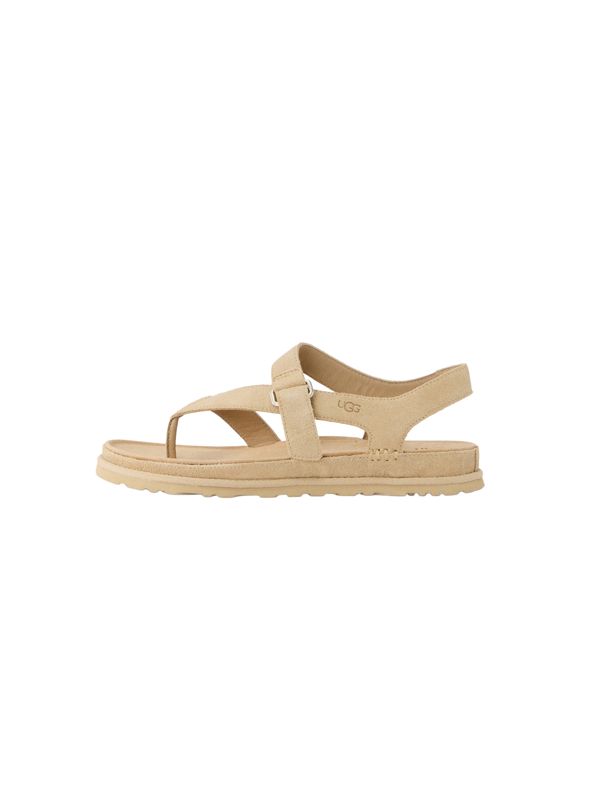 Tongs 'GoldenGaze' UGG en beige : devant
