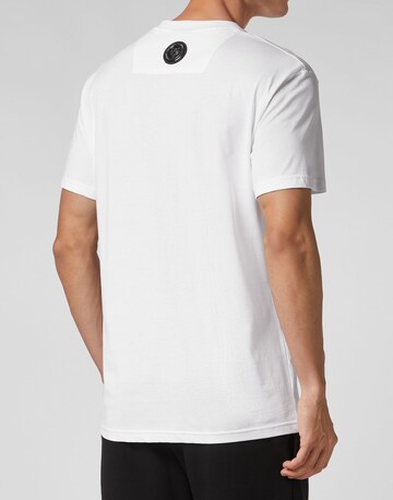 Plein Sport - Camiseta 'Chrome Tiger' en blanco