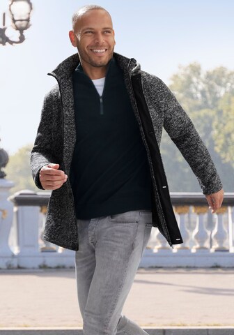 JOHN DEVIN Strickjacke in Schwarz