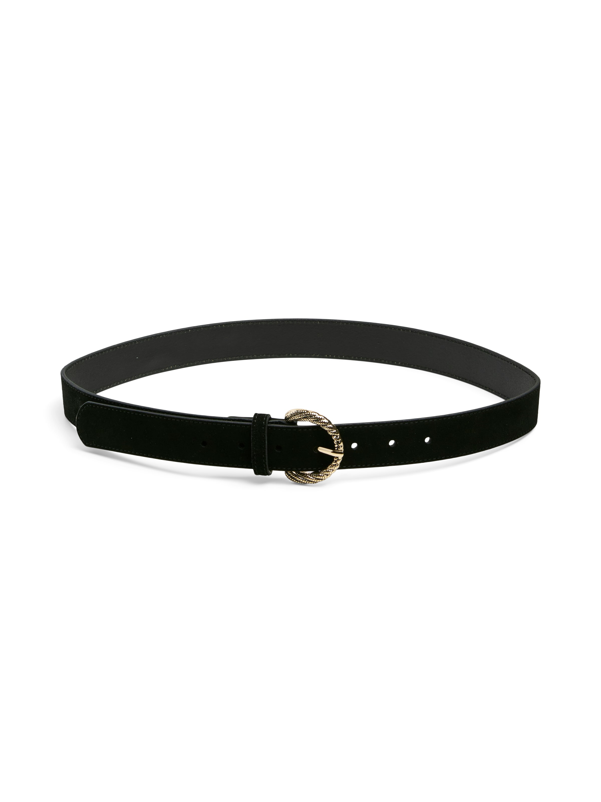 Ceinture 'PCSAHARA' PIECES en noir : devant