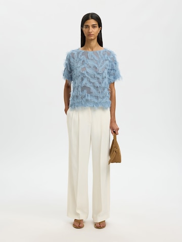 SELECTED Bluse 'SLFMyline' i blå