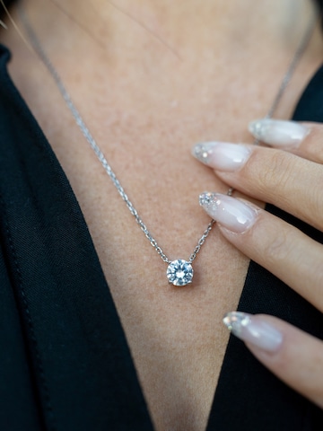 SERASAR Ketting 'Zirconia' in Zilver
